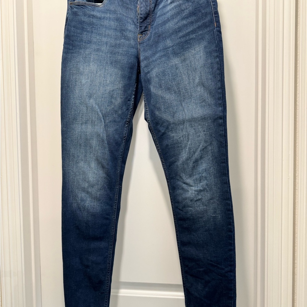 Old Navy Women's Skinny Jeans - Dark Blue